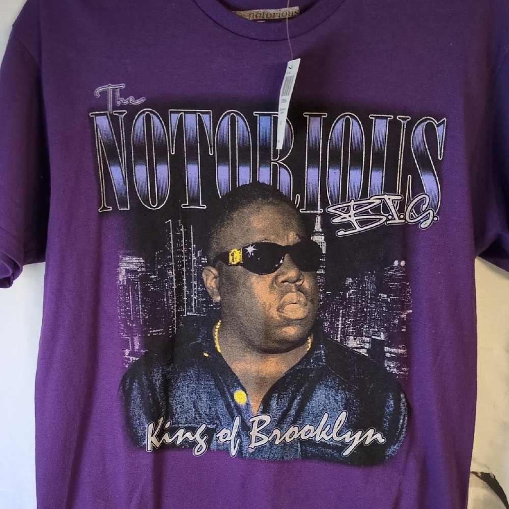 The Notorious B.I.G. Purple Graphic Tee